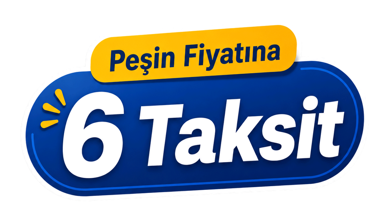 Peşin fiyatına 6 taksit