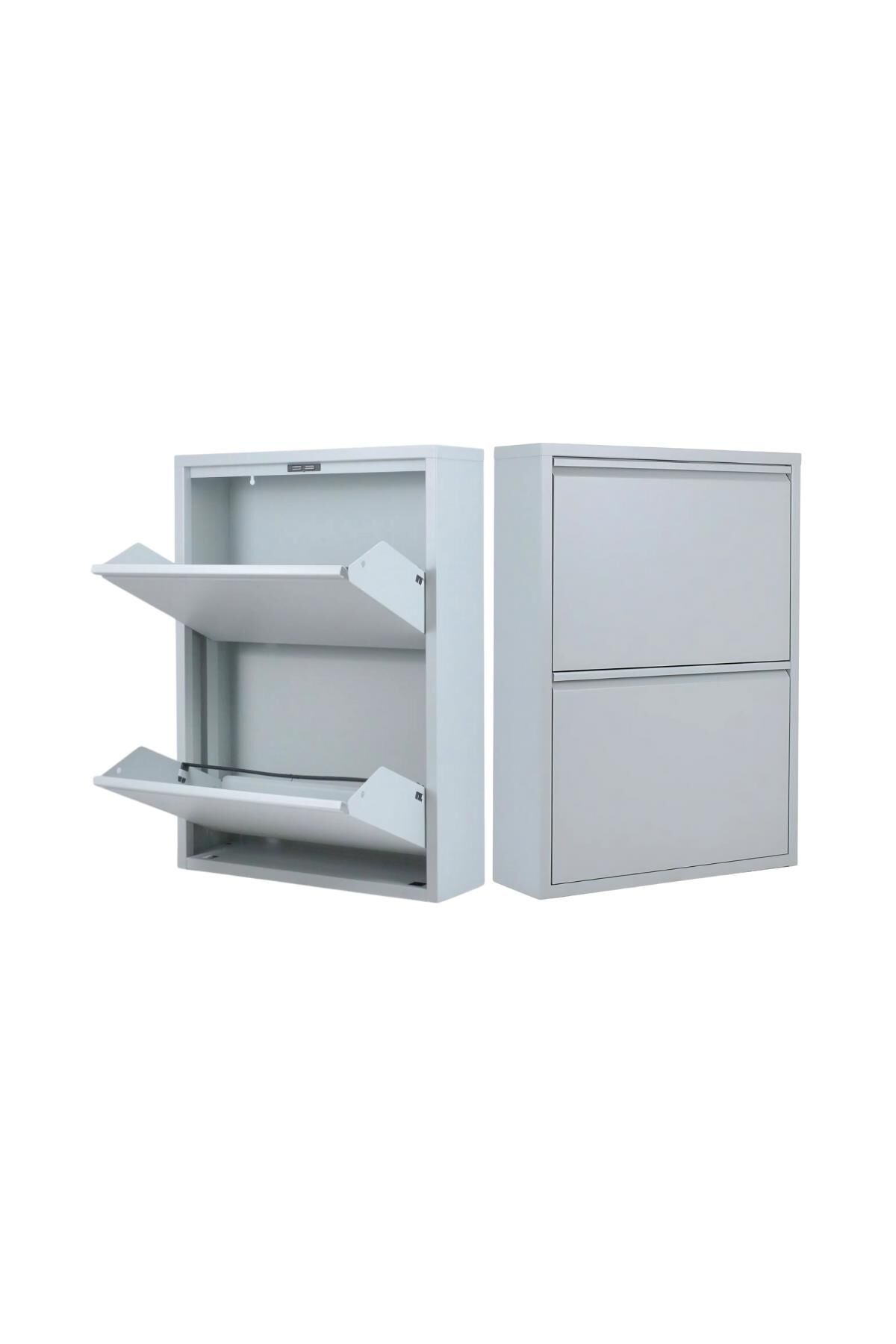 mobilyapratik 2'li Metal Ayakkabılık