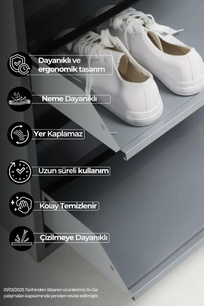 mobilyapratik 2'li Metal Ayakkabılık