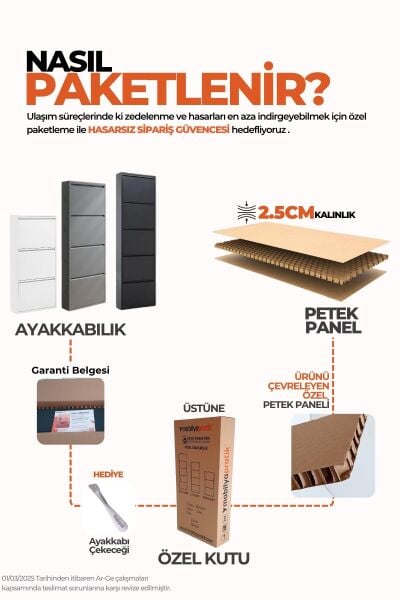 mobilyapratik 2'li Metal Ayakkabılık