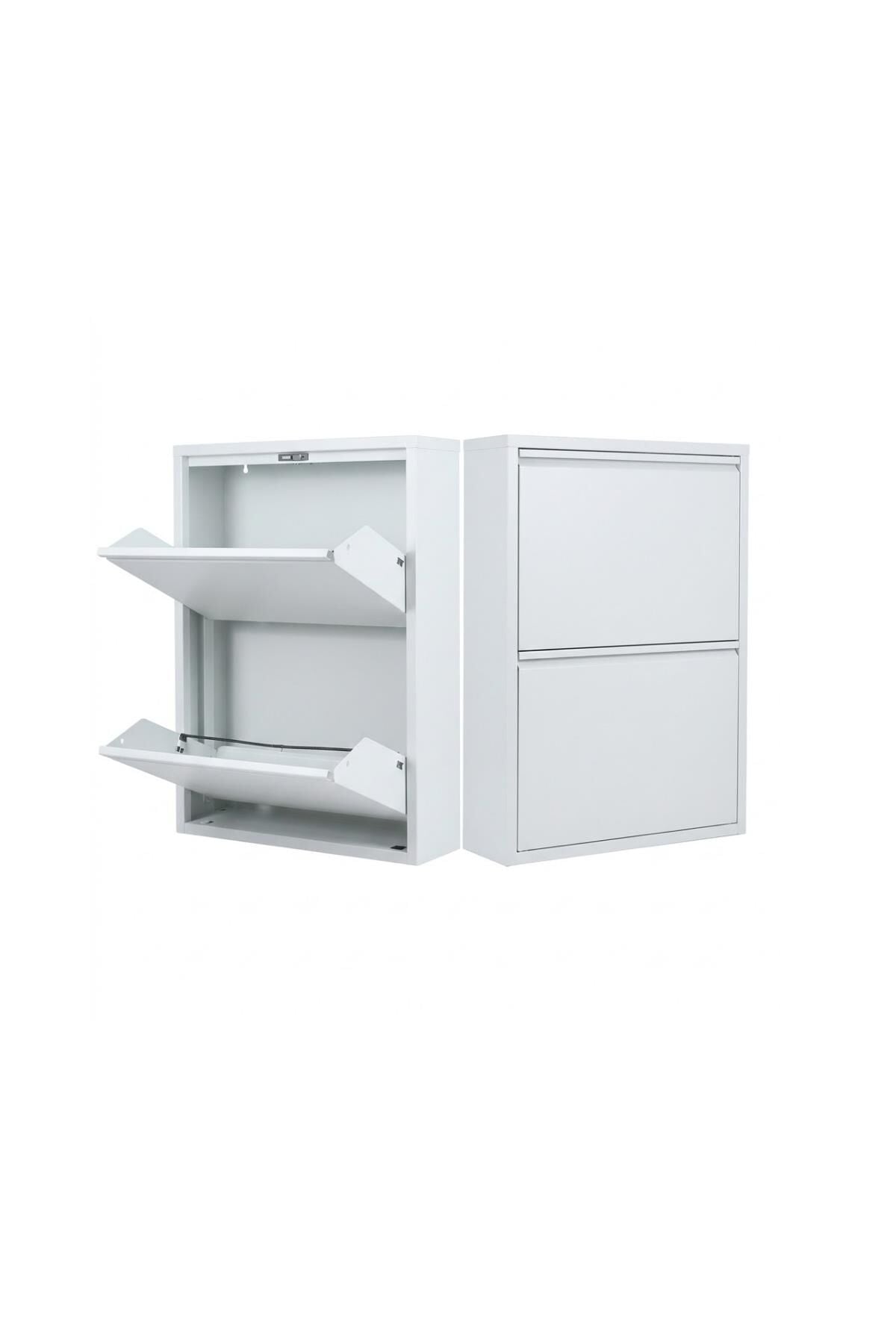 mobilyapratik 2'li Metal Ayakkabılık