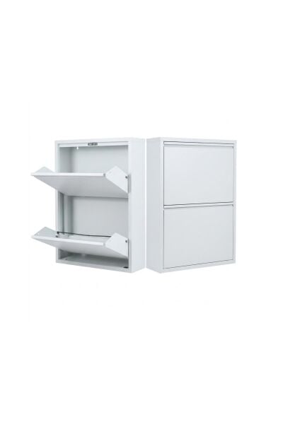 mobilyapratik 2'li Metal Ayakkabılık