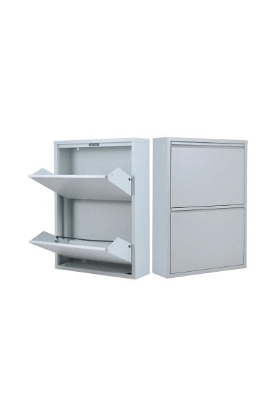 mobilyapratik 2'li Metal Ayakkabılık