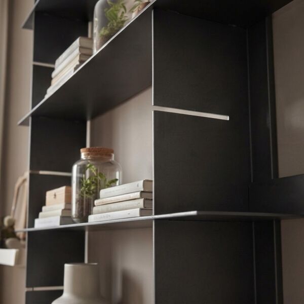 Pratik Modül Metal Duvar Rafı