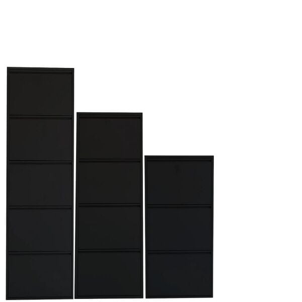 Siyah Metal Ayakkabılık