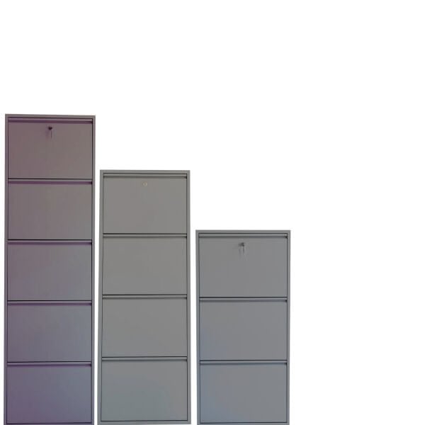 Gri Kilitli Metal Ayakkabılık