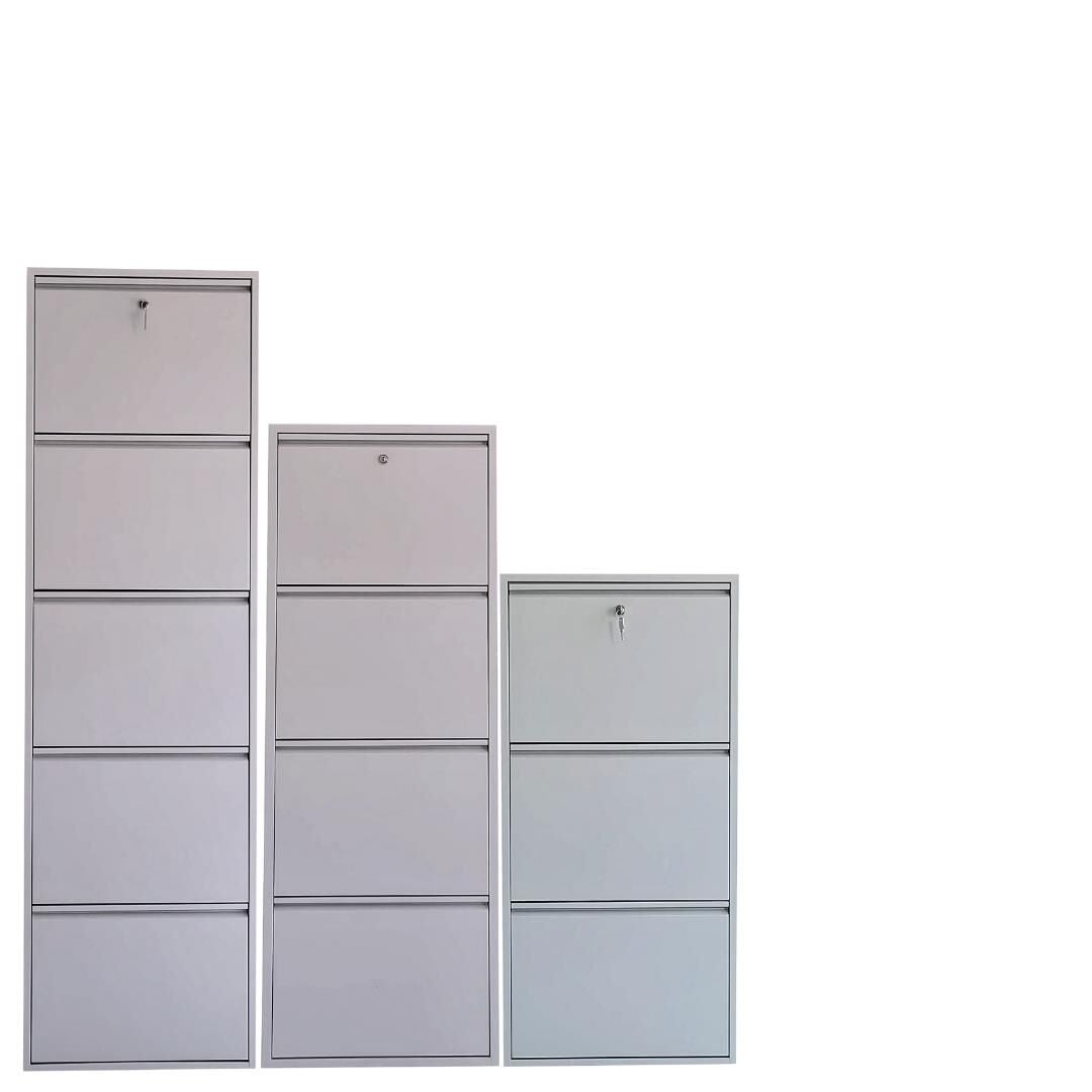 Gri Kilitli Metal Ayakkabılık