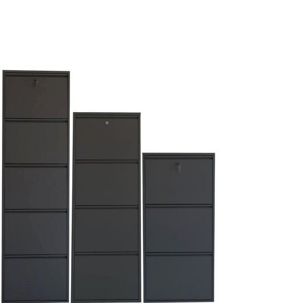 Antrasit Kilitli Metal Ayakkabılık