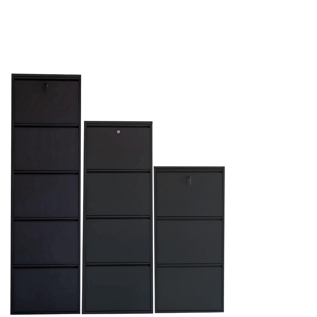 Antrasit Kilitli Metal Ayakkabılık