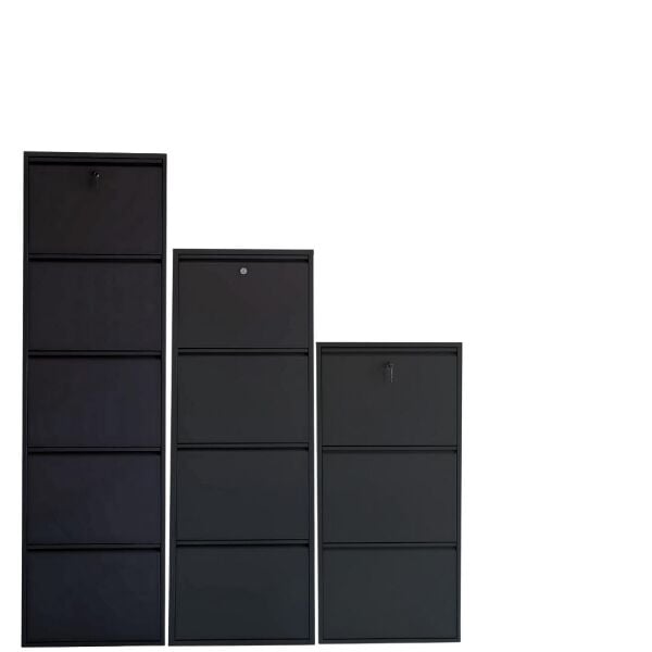 Antrasit Kilitli Metal Ayakkabılık