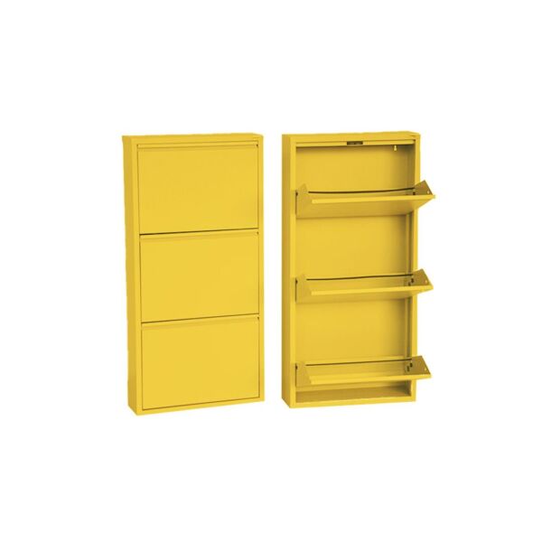 Sarı Metal Ayakkabılık 3’lü